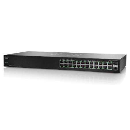 סוויץ' CISCO SG100-24 24-Port Gigabit Switch Rackmount 1G