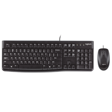 סט מקלדת ועכבר חוטי Logitech MK120