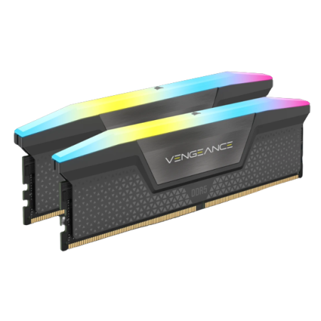 זכרון לנייח CORSAIR Vengeance RGB 32GB 2x16GB DDR5 5600 C40