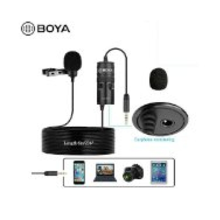 מיקרופון דו כיווני דש מקצועי חיבור Boya BY-M1 pro PL 2.5
