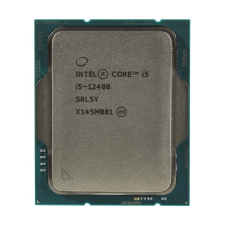 מעבד אינטל דור 12 INTEL I5-12400 Tray 6CRS 117W LGA1700