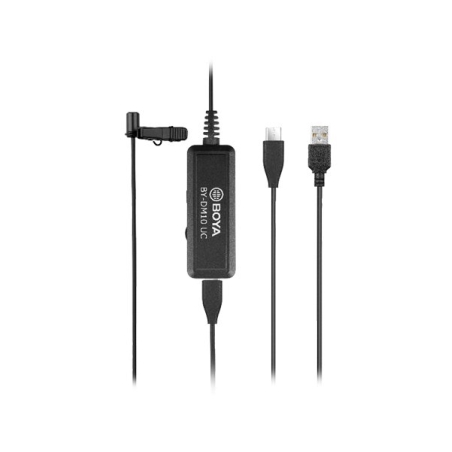 מיקרופון דש כל כיווני בחיבור BOYA BY-DM10 UC USB-A/C