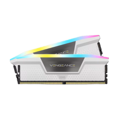 ז.לנייח Corsair Vengeance RGB DDR5 32GB 2X16 6000MHZ C36kit White