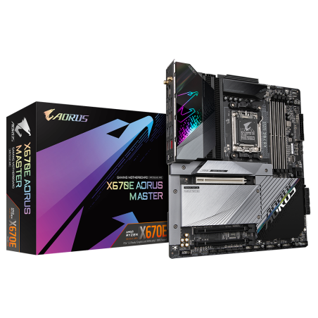 לוח Gigabyte X670E AORUS MASTER 1.1 AMD AM5 DDR5 WIFI 6E ATX