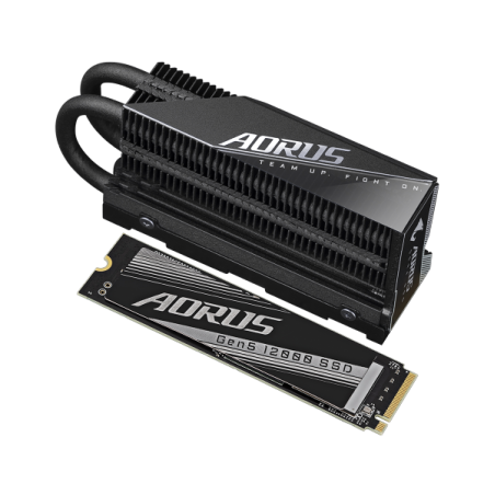 דיסק פנימי AORUS Gen5 NVME 1TB up to 11700/9500 MB/s Read/Write