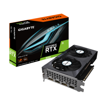 כרטיס מסך Gigabyte RTX 3050 EAGLE OC 8GB PCIE 4.0