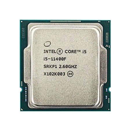 מעבד INTEL Core i5-11400F Tray 12MB LGA1200 65W NO GPU No FAN