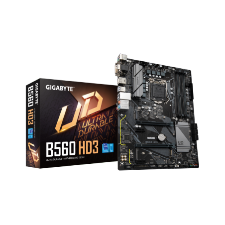 לוח אם GIGABYTE B560 HD3 rev 1.2 LGA1200 ATX 10/11