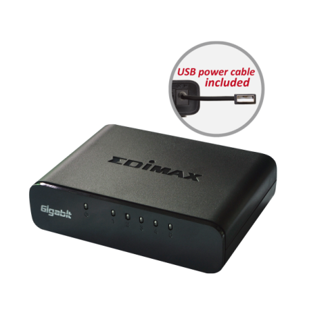 סוויץ' EDIMAX ES-5500G V3 5 Port SOHO Switch 1G