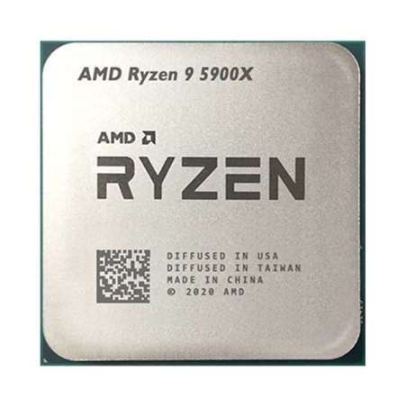 מעבד AMD Ryzen R9 5900X TRAY Cores 12 Threads 24 Up to 4.8Ghz