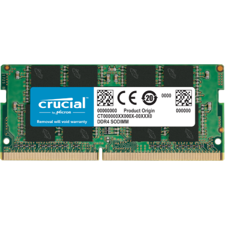 זכרון לנייד Crucial 32GB 3200Mhz DDR4 CL22 SODIM