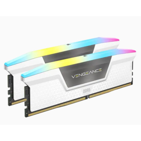 זכרון לנייח Corsair Vengeance RGB 32GB 2X16GB 5600Ghz C36 White