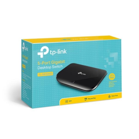 סוויץ' TPLINK TL-SG1005D 5 Port SOHO Switch 1G