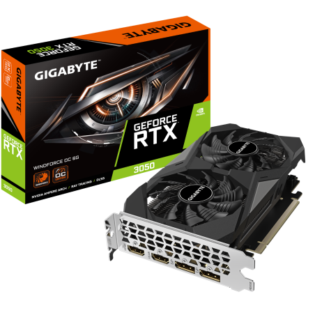כרטיס מסך Gigabyte GeForce RTX 3050 Windforce 2 6GB