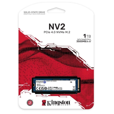 דיסק פנימי Kingston NV2 1TB NVME GEN 4.0 4X4 M.2 2280