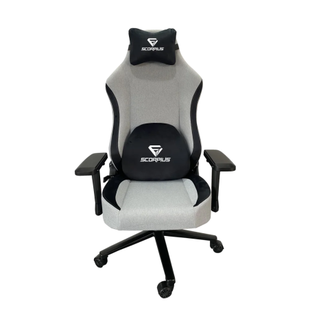 מושב גיימינג בד-אפור בהיר SCORPIUS PERFORMANCE