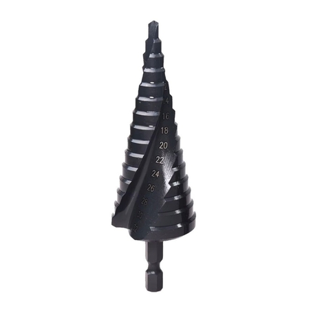 מקדח מדורג קובלט ספיראלי 4-32 מ