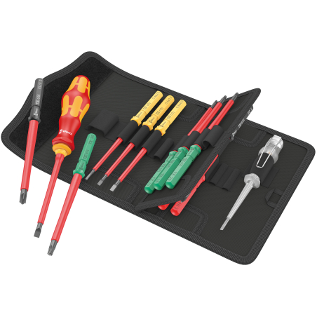 סט מברגים מתחלף 16 חל' מבודד Wera 1000V