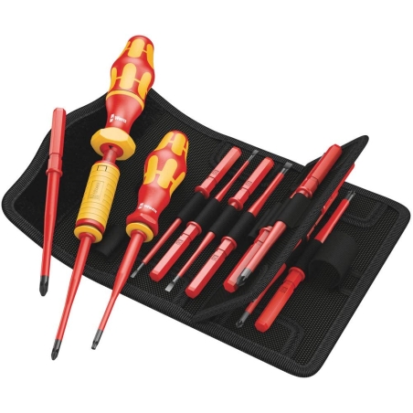 סט מברגים מתחלף מבודד 1000V (2 ידיות) + מומנט WERA 1.2-3.0Nm
