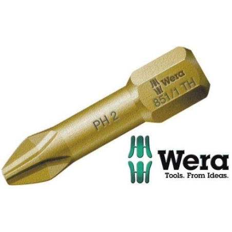 ביט פיליפס מוזהב סדרת Wera Torsion PH