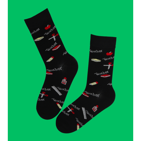 גרביים מעוצבים למורה בכיתה