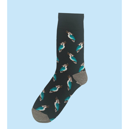 גרביים מעוצבים ציפור שלדג