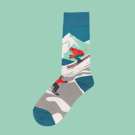גרביים מעוצבים חופשת סקי