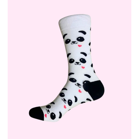 גרביים מעוצבים פנדה לבבות