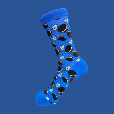 גרביים מעוצבים חלב ועוגיות