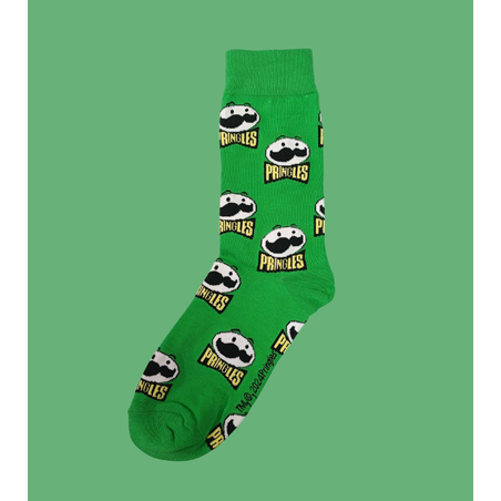 גרביים מעוצבים פרינגלס אול אובר - ירוק