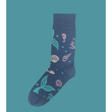 גרביים מעוצבים עולם קסום במצולות הים וסוס ים