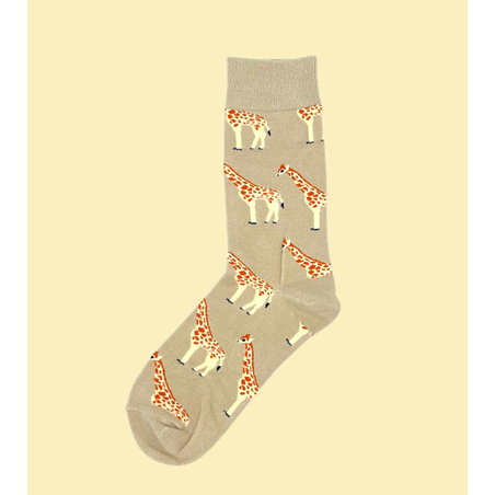 גרביים מעוצבים ג'ירפות כאמל