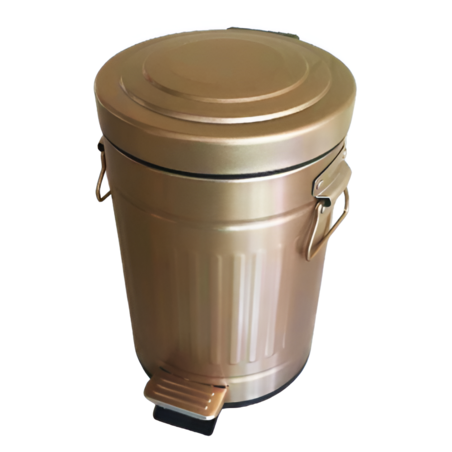 פח אשפה 3 ליטר רטרו נחושת