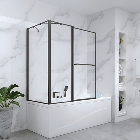 אמבטיון שחור מחובר לדופן צד