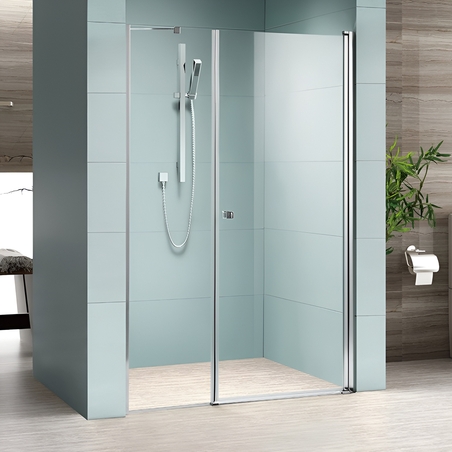 מקלחון חזית קבוע ודלת ניקל