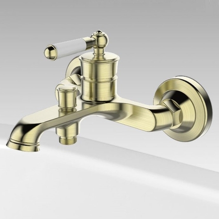 ברז סוללה לאמבטיה ברוזנה בעיצוב רטרו