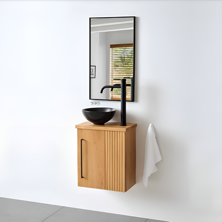 ארון אמבטיה תלוי אקסל 26*43 כולל כיור מונח