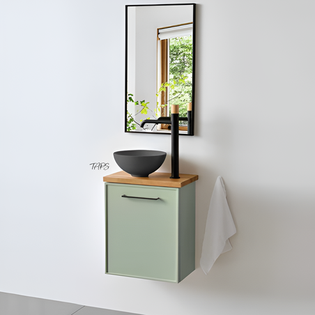 ארון אמבטיה תלוי אוסקר 26*43 כולל כיור מונח