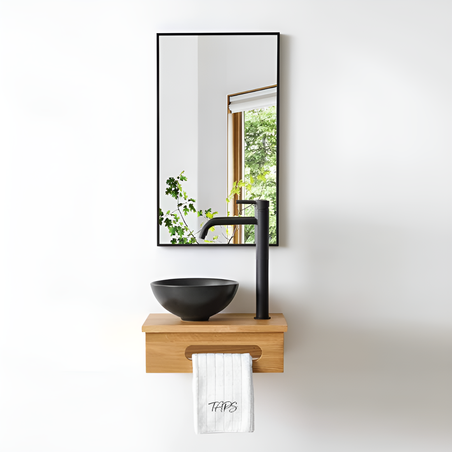 סט נטילה תלוי תומס 34*45 כולל כיור מונח