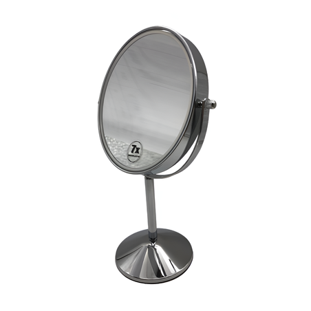 מראה מגדילה מונחת פי 7 ניקל מוברש