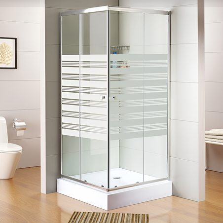 מקלחון הזזה פינתי