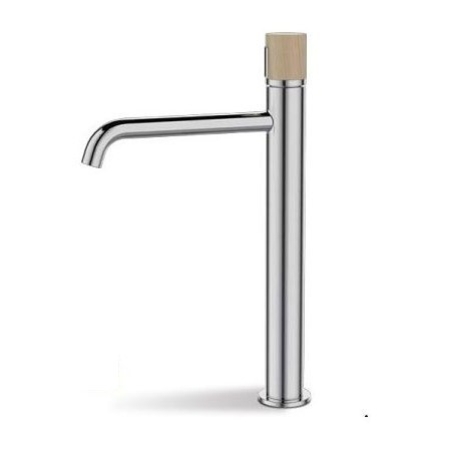 ברז גבוה לכיור מונח ידית עץ 634CH