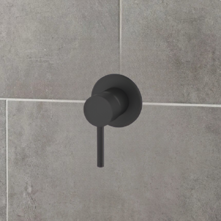 אינטרפוץ 3 דרך שחור מט ZV435