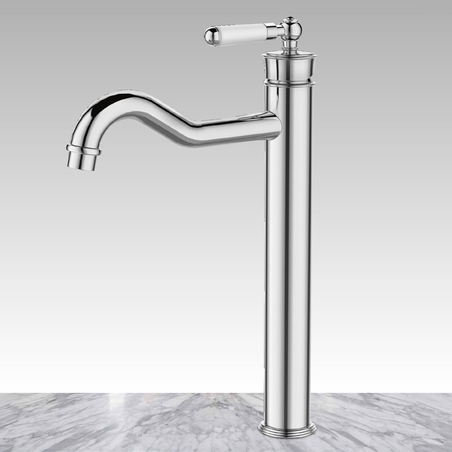 ברז גבוה לכיור מונח ידית מעוצבת 522CH