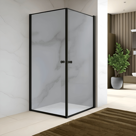 מקלחון פינתי שחור IN & OUT