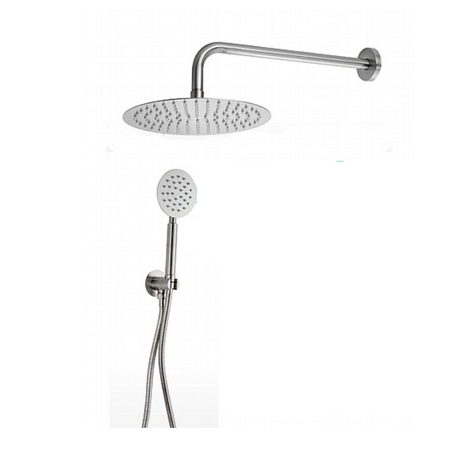 סט קומפלט למקלחת ונציה ניקל מוברש