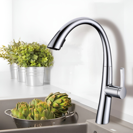 ברז מטבח נשלף 2 מצבים 801CH