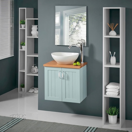 ארון אמבטיה תלוי עדי 34*55 כולל כיור מונח