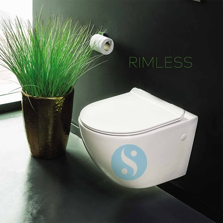 אסלה תלויה דגם איילנד לבן