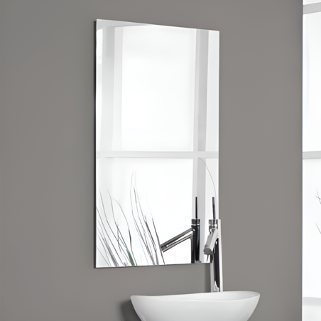 מראה מלבנית 50/75 ללא מסגרת